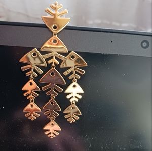 Tory Burch Boutique Chandelier Fish Earrings